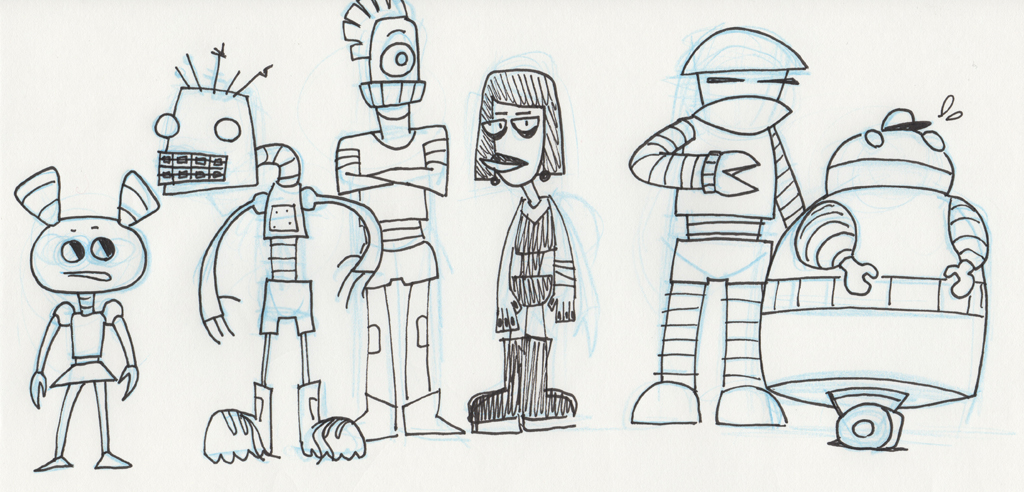 Sketch of some of the characters on the PS 001 bus by Ben Luce!! (Today is his bday! Happy Birthday Ben!!!)
See them in action in episode 1: https://www.youtube.com/watch?v=hN4IuHCuz_c