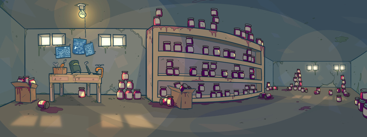 Find out whats going on in TJ &amp; Emily&rsquo;s basement in next month&rsquo;s episode of Damaged coming out Aug 5th! Background by Ben Luce 
www.youtube.com/DamagedWebseries