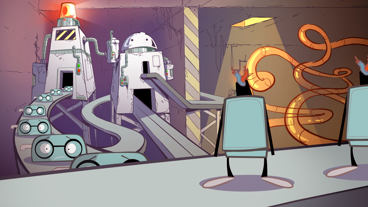 Screen shot from our intro video drawn by Ben Luce and Grant Lindahl Please “like” our fan page www.facebook.com/damagedwebseries
