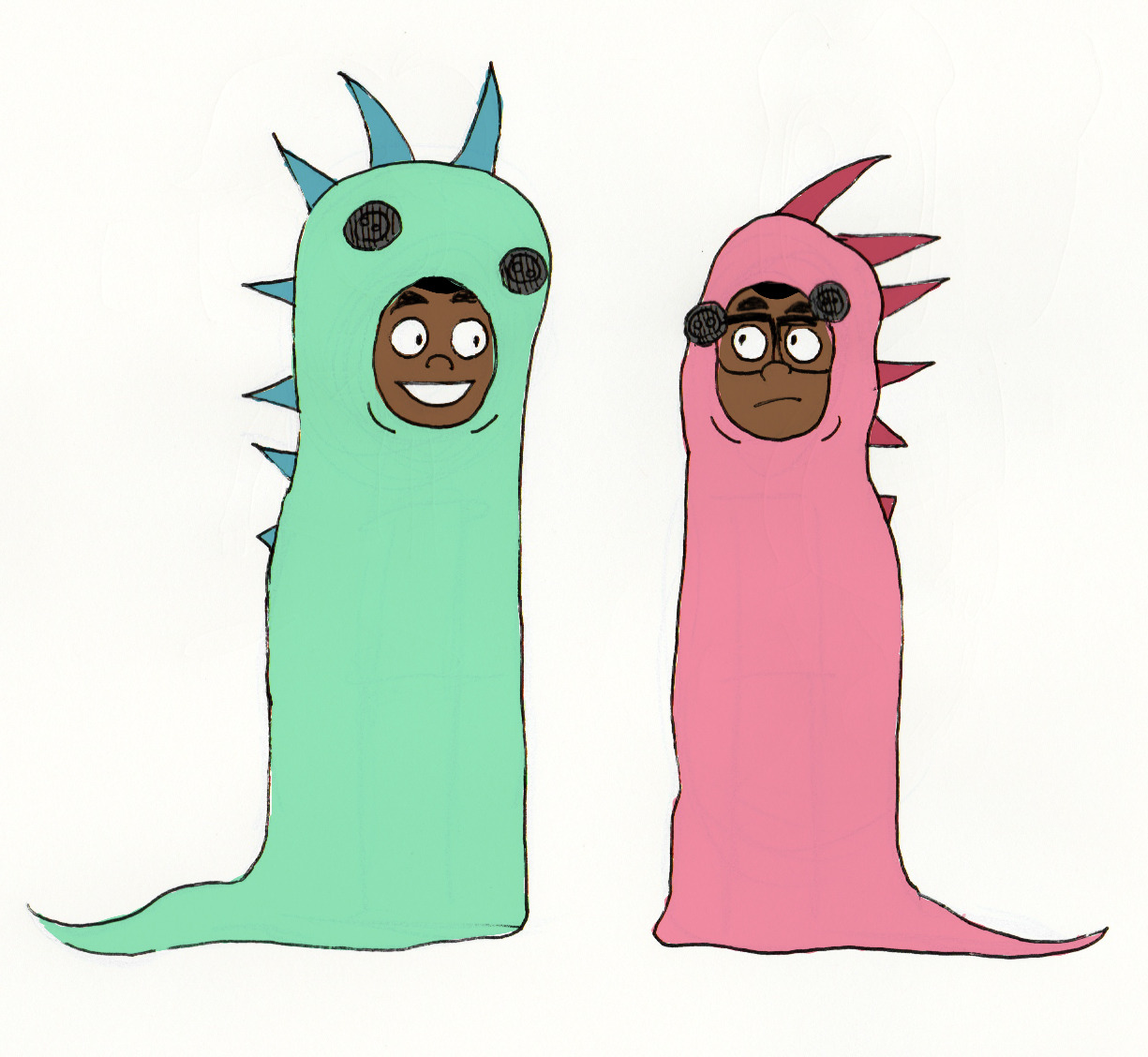 If you haven&rsquo;t seen eps 7 of Damaged you are missing out on the twins, Gus and Sam wearing these adorable Halloween costumes designed after Ross Plaskow&rsquo;s cartoon &ldquo;Dinosaurs in Space" www.youtube.com/FloppydiskAnimationEps 7 here&hellip;please SUBSCRIBE: http://www.youtube.com/watch?v=6hnVwnh4JDM