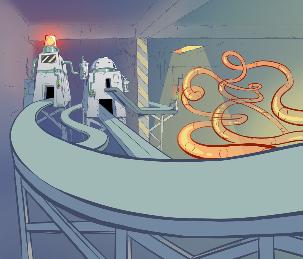 Sneak peek at the background of the upcoming opening credits video